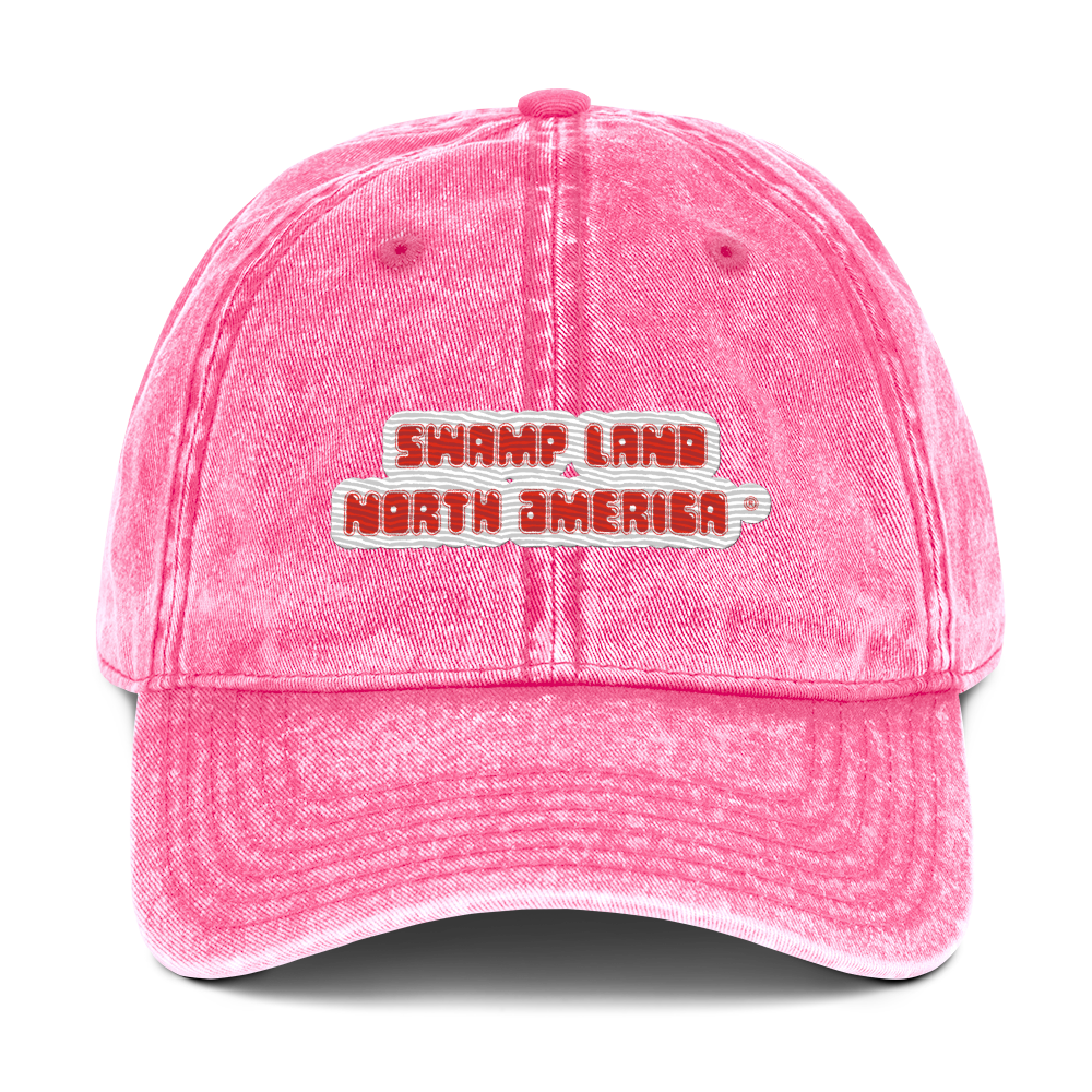 Swamp Land Vintage Denim Cap